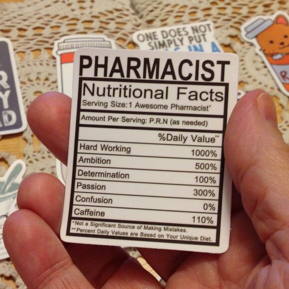 Pharmacist stickers, lockers, crafts, clipboards, scrapbooking - Picture 5 of 6
